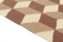 Alfombra de Lana - Floriáda (beige/marrón)
