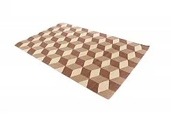 Alfombra de Lana - Floriáda (beige/marrón)