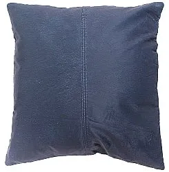Cojín de terciopelo (azul) (funda de cojín) 45 x 45 cm