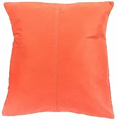 Cojín de terciopelo (naranja) (funda de cojín) 45 x 45 cm