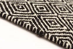 Alfombra de Lana - Varella (negro/blanco)