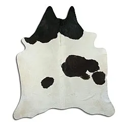 Piel de vaca - Negro/blanco 655