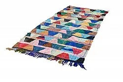 Alfombra Marroquí Bereber Boucherouite 140 x 290 cm