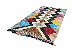 Alfombra Marroquí Bereber Boucherouite 140 x 270 cm