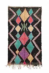 Alfombra Marroquí Bereber Boucherouite 235 x 135 cm