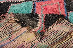 Alfombra Marroquí Bereber Boucherouite 235 x 135 cm