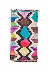 Alfombra Marroquí Bereber Boucherouite 135 x 245 cm