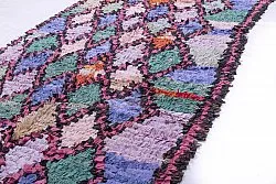 Alfombra Marroquí Bereber Boucherouite 245 x 100 cm