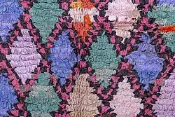 Alfombra Marroquí Bereber Boucherouite 245 x 100 cm
