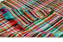 Alfombra Marroquí Bereber Boucherouite 160 x 300 cm