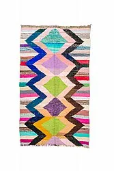 Alfombra Marroquí Bereber Boucherouite 155 x 260 cm