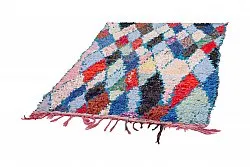 Alfombra Marroquí Bereber Boucherouite 200 x 130 cm