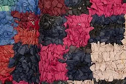 Alfombra Marroquí Bereber Boucherouite 225 x 155 cm