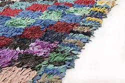Alfombra Marroquí Bereber Boucherouite 225 x 155 cm