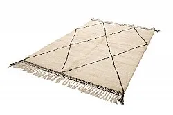 Alfombra Kilim Marroquí Bereber Beni Ourain 165 x 260 cm