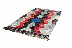 Alfombra Marroquí Bereber Boucherouite 135 x 225 cm