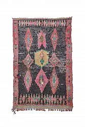 Alfombra Marroquí Bereber Boucherouite 240 x 155 cm