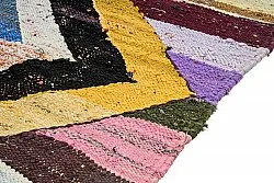 Alfombra Marroquí Bereber Boucherouite 135 x 260 cm