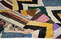 Alfombra Marroquí Bereber Boucherouite 135 x 260 cm