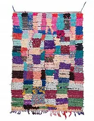 Alfombra Marroquí Bereber Boucherouite 210 x 150 cm