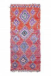 Alfombra Marroquí Bereber Boucherouite 315 x 135 cm