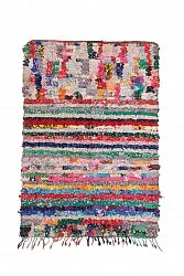 Alfombra Marroquí Bereber Boucherouite 210 x 145 cm