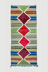 Alfombra Marroquí Bereber Boucherouite 120 x 280 cm