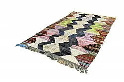 Alfombra Marroquí Bereber Boucherouite 155 x 285 cm