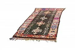Alfombra Marroquí Bereber Boucherouite 205 x 95 cm