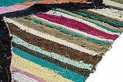 Alfombra Marroquí Bereber Boucherouite 135 x 265 cm