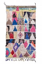 Alfombra Marroquí Bereber Boucherouite 245 x 135 cm