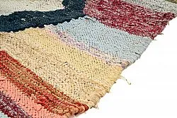 Alfombra Marroquí Bereber Boucherouite 135 x 215 cm