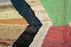 Alfombra Marroquí Bereber Boucherouite 135 x 215 cm