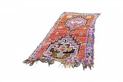 Alfombra Marroquí Bereber Boucherouite 220 x 105 cm