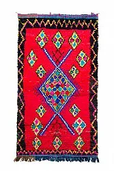 Alfombra Marroquí Bereber Boucherouite 170 x 300 cm