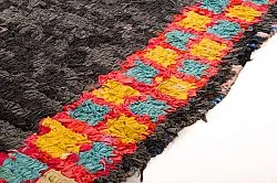 Alfombra Marroquí Bereber Boucherouite 135 x 290 cm