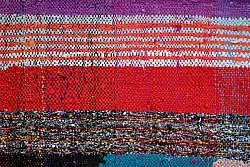 Alfombra Marroquí Bereber Boucherouite 135 x 270 cm