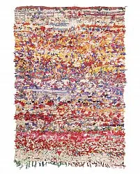 Alfombra Marroquí Bereber Boucherouite 205 x 140 cm