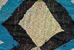 Alfombra Marroquí Bereber Boucherouite 125 x 250 cm
