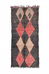 Alfombra Marroquí Bereber Boucherouite 245 x 105 cm