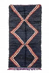 Alfombra Marroquí Bereber Boucherouite 265 x 135 cm