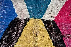 Alfombra Marroquí Bereber Boucherouite 150 x 275 cm