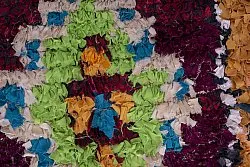 Alfombra Marroquí Bereber Boucherouite 245 x 135 cm