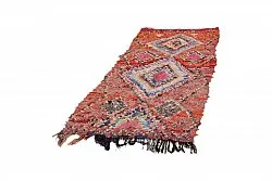 Alfombra Marroquí Bereber Boucherouite 245 x 105 cm