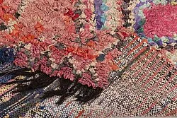 Alfombra Marroquí Bereber Boucherouite 245 x 105 cm