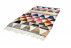 Alfombra Marroquí Bereber Boucherouite 145 x 270 cm