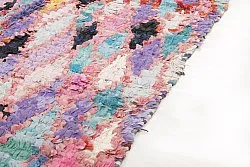 Alfombra Marroquí Bereber Boucherouite 220 x 105 cm