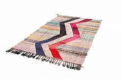 Alfombra Marroquí Bereber Boucherouite 125 x 220 cm