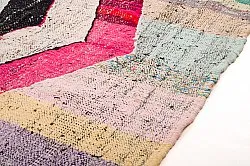 Alfombra Marroquí Bereber Boucherouite 125 x 220 cm
