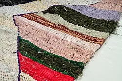 Alfombra Marroquí Bereber Boucherouite 125 x 230 cm